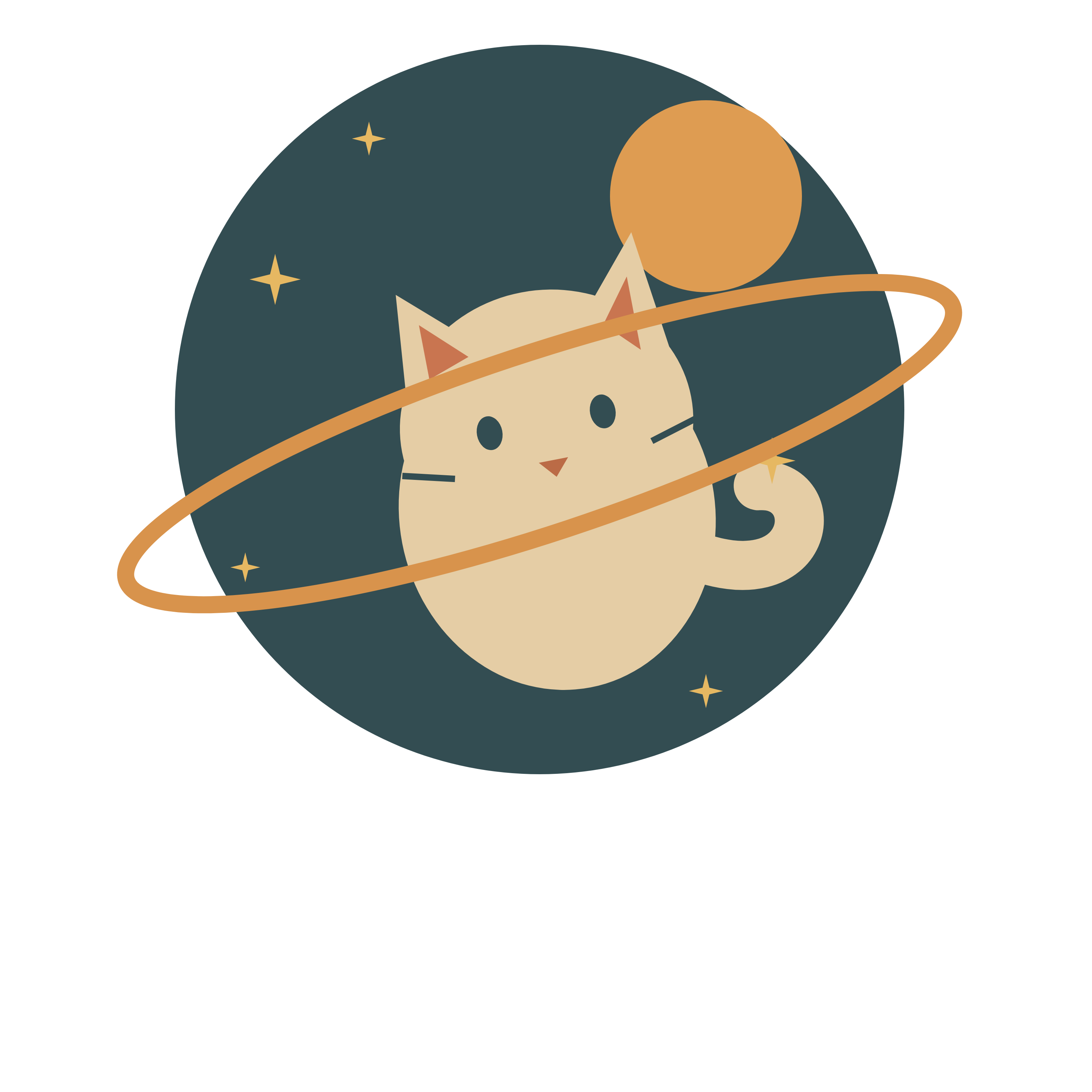 Cosmic Cat print example