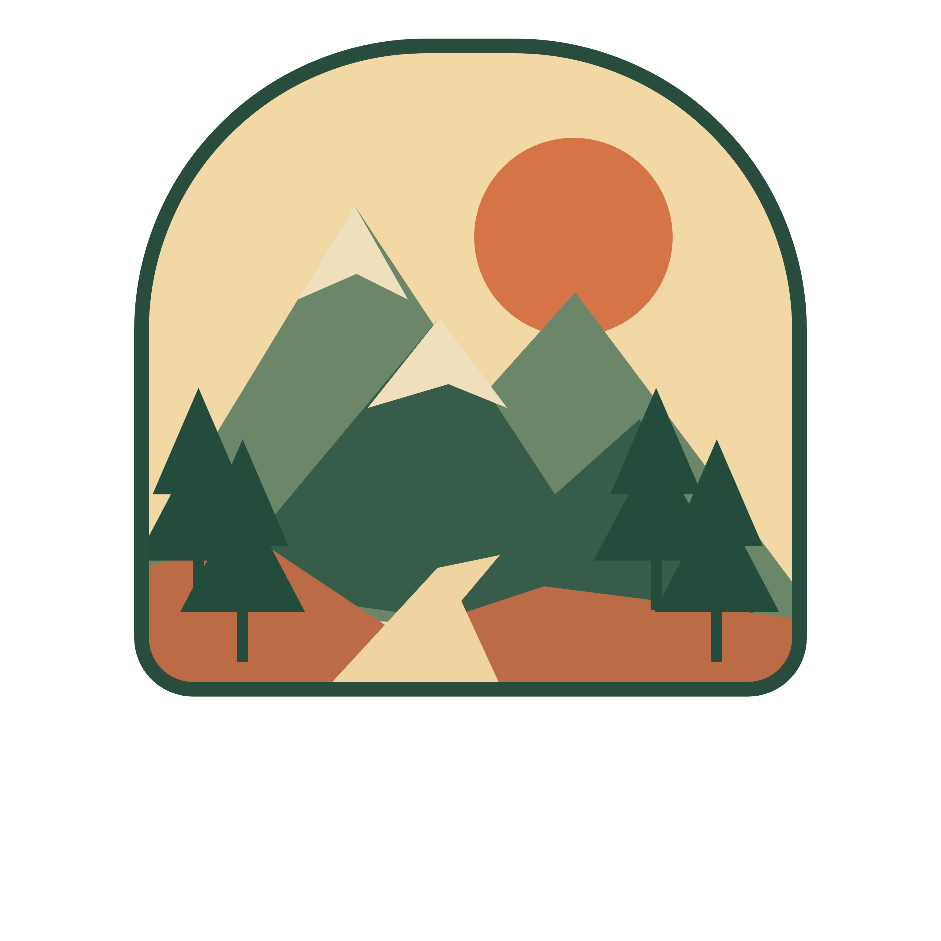 Weekend Trail print example